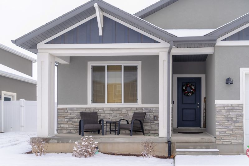 Completed Concrete Porch