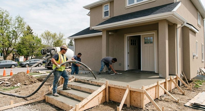 Concrete Porch Construction Service