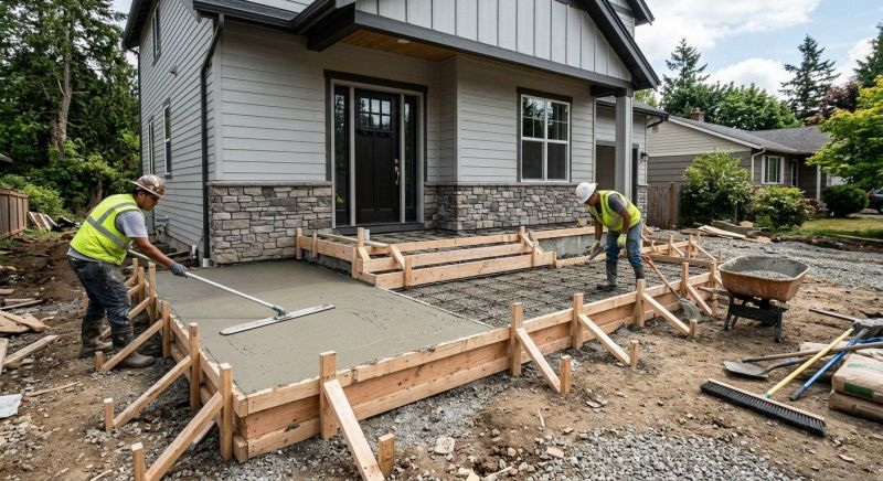 Concrete Porch Construction
